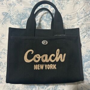 Coach Cargo Black Tote Bag